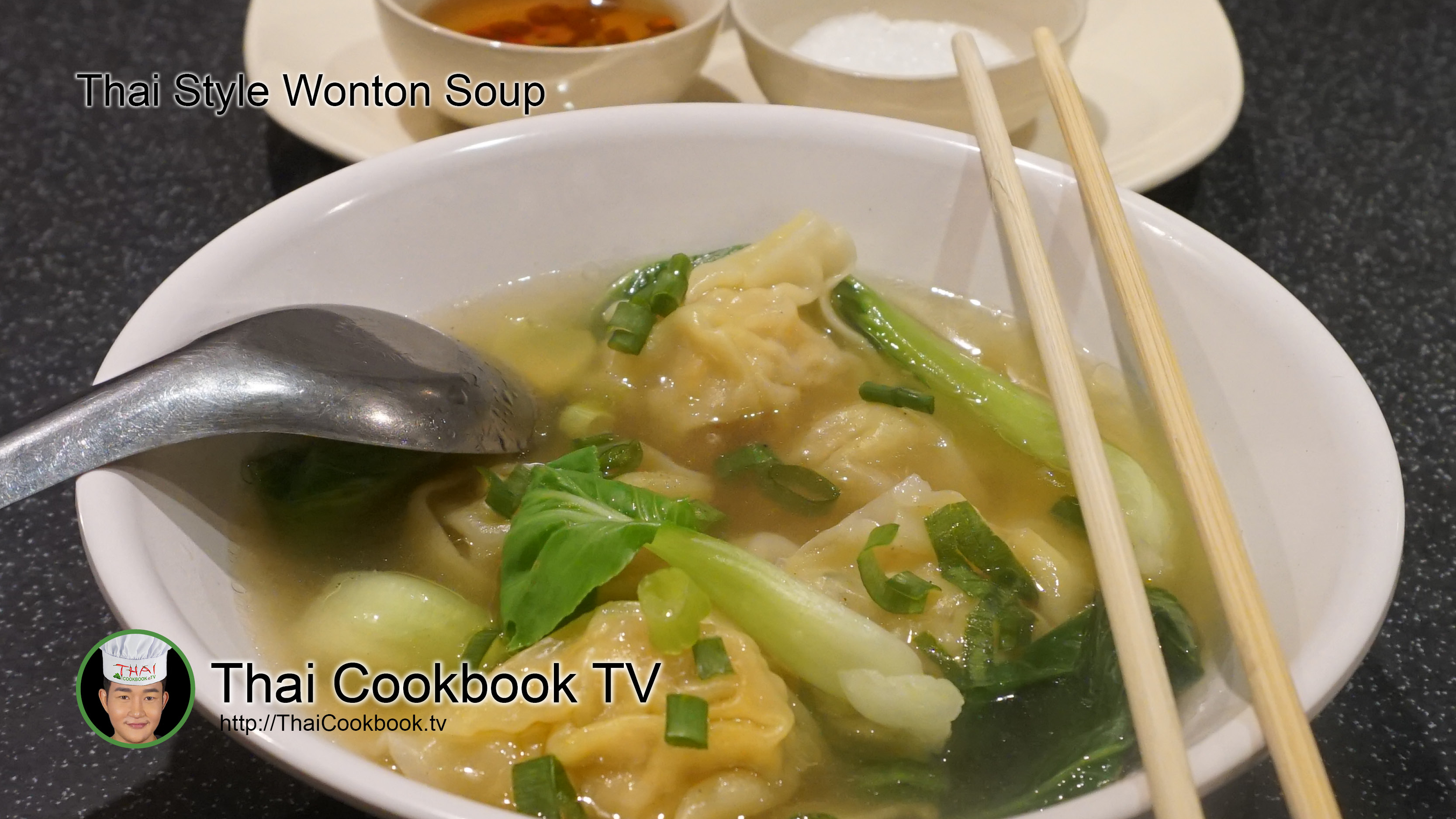 Thai Basil Chicken Wonton Soup